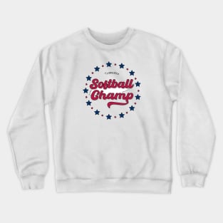 Softball Champ Tennessee TN Crewneck Sweatshirt